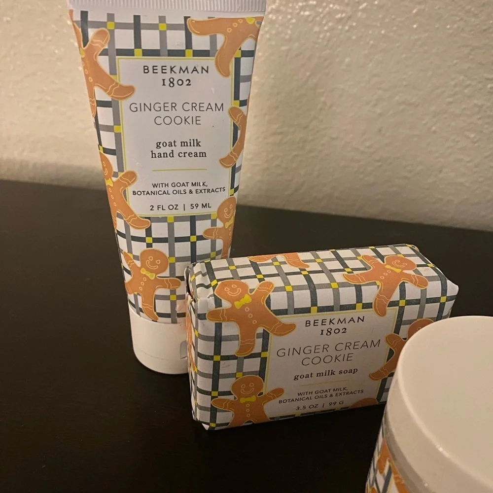 Beekman 1802 Ginger Cream Cookie Goat Milk Bath & Body Gift Set